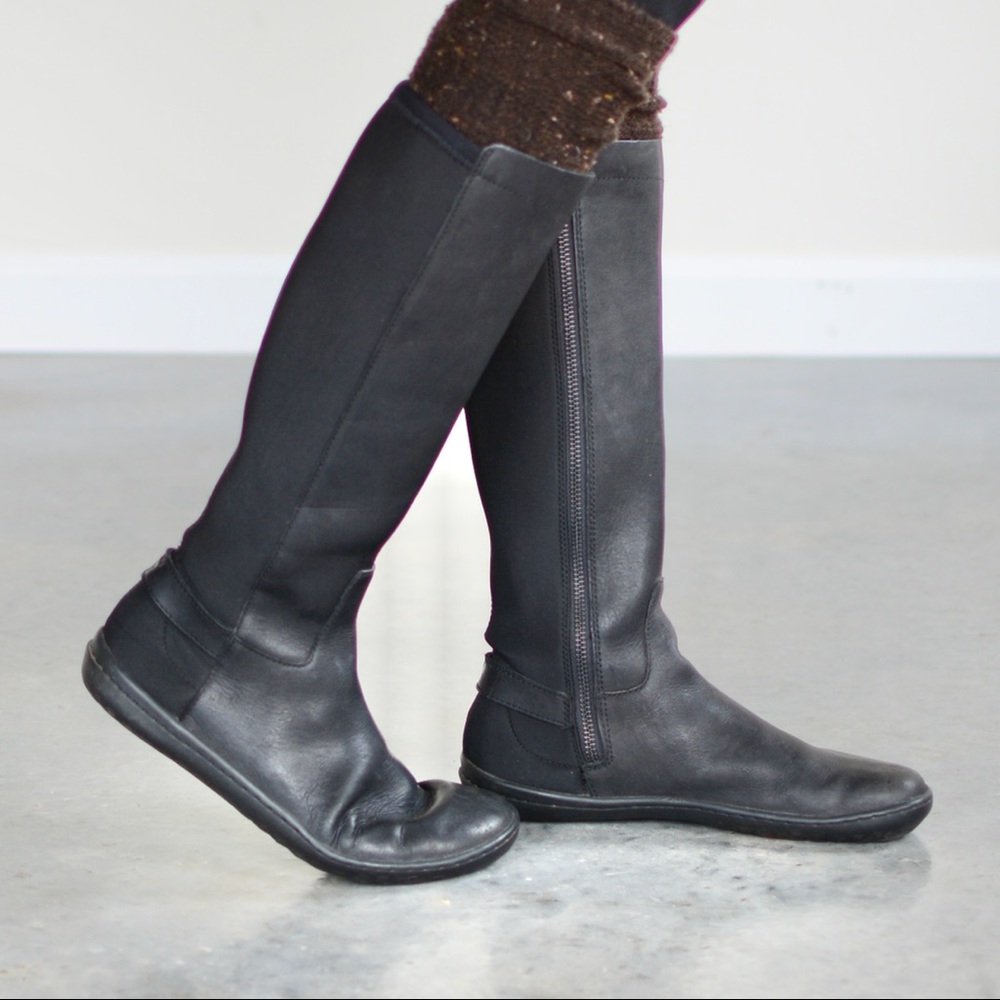 Vivobarefoot Ryder Boots Black Leather Neoprene 36 - Picture 5 of 15